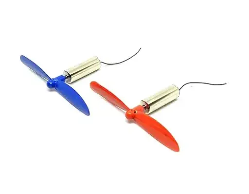 2Pcs DC 3.7V 720 7x20mm Micro Coreless Motor With 2Pcs 50mm Propeller High Speed Mini Drones Quadcopter
